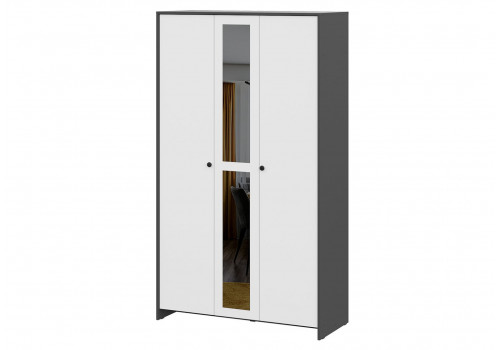 Шкаф трёхстворчатый  Дольче  графит