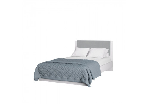 Акцент №1200М (Кровать 1200) (белое сияние/веллюкс 49)	