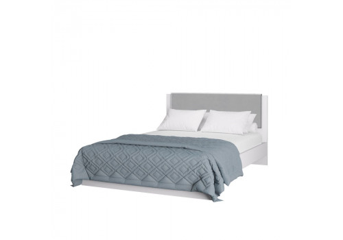 Акцент №14М (Кровать 1400) (белое сияние/веллюкс 49)				