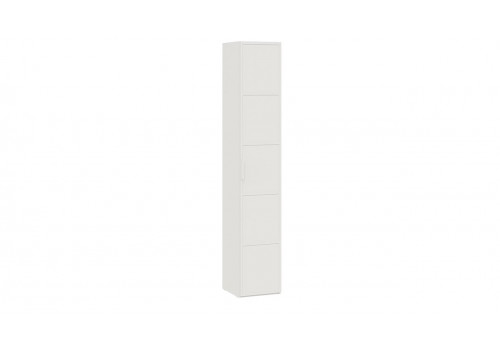 Шкаф для белья "Стелла" (белый холст/белый жемчуг)