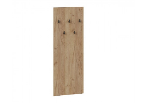 Вешалка настенная «Хилтон» Исп.2.1 - 303.010.000 Дуб Крафт золотой, Черный