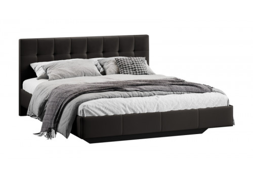 Кровать без ПМ «Эмма» Тип 1 (без подъемного механизма) Велюр Confetti Stone