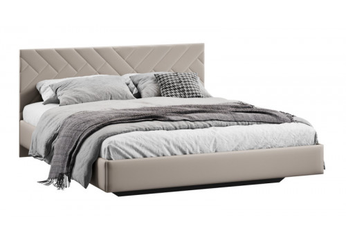 Кровать без ПМ «Кевия» Тип 1 (без подъемного механизма) Велюр Confetti Smoke