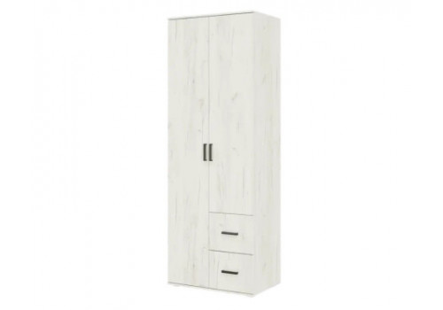 Алтея Шкаф 2-х ств (800) (дуб крафт белый)
