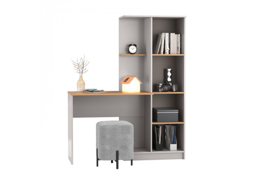 Стол письменный 89.15 Прайм (с полками левый)