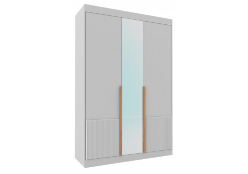 Джуна ДЖ-15 Шкаф для одежды с зеркалом (цвет серый)