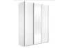Шкаф-купе Прайм 3-х дверный (ЛДСП)Белый снег